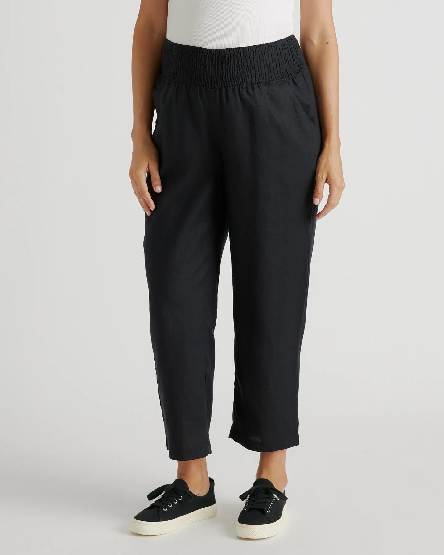 100% European Linen Maternity Pants