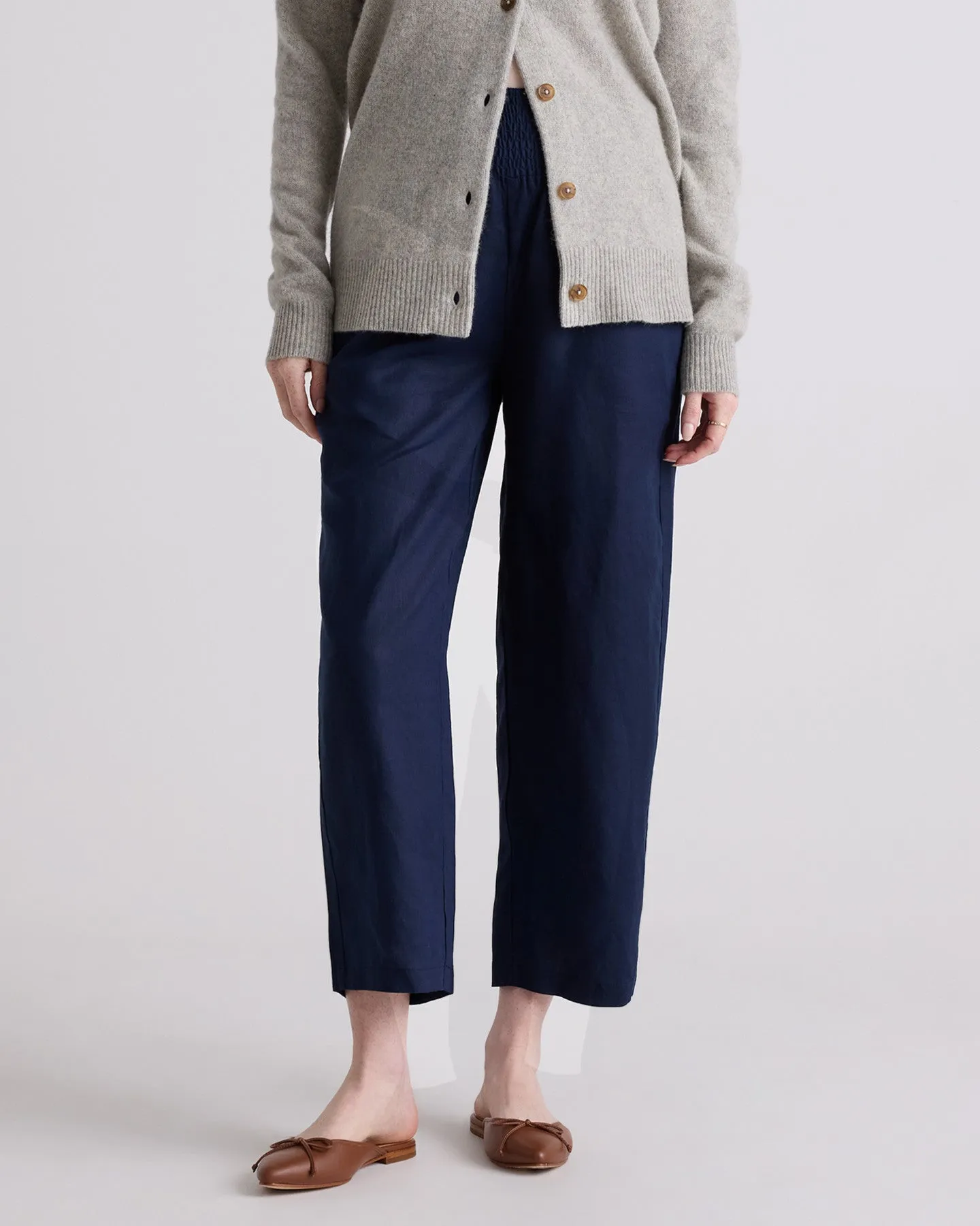 100% European Linen Maternity Pants