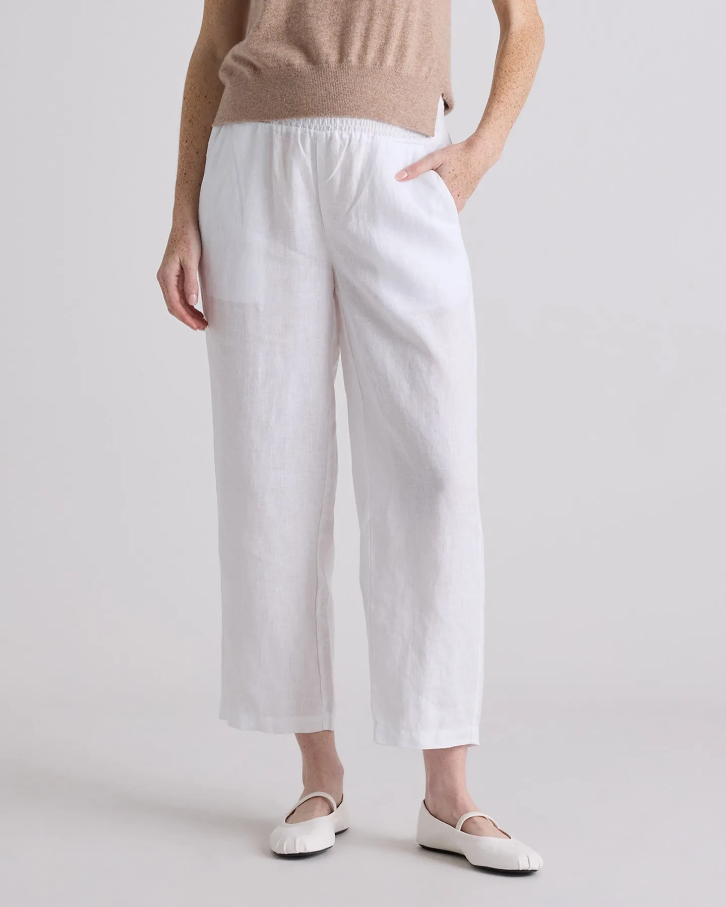 100% European Linen Maternity Pants