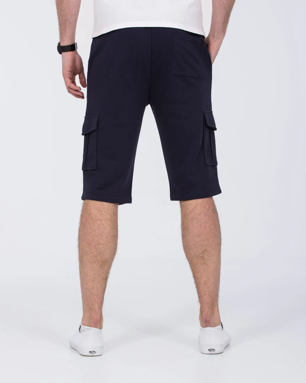 2t Freddy Tall Cargo Sweat Shorts (navy)