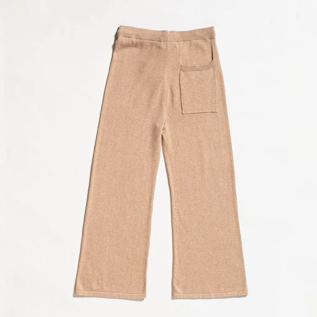 Barb Lounge Pant Cropped ~ Oatmeal