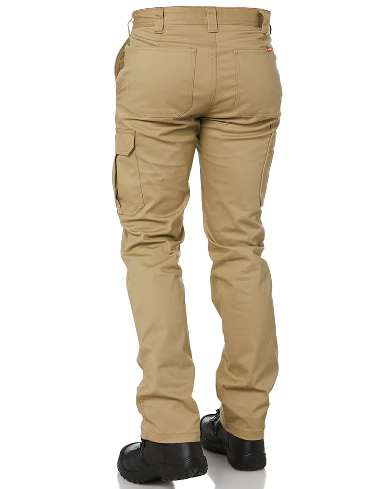 Basic Stretch Cargo Pant - Khaki