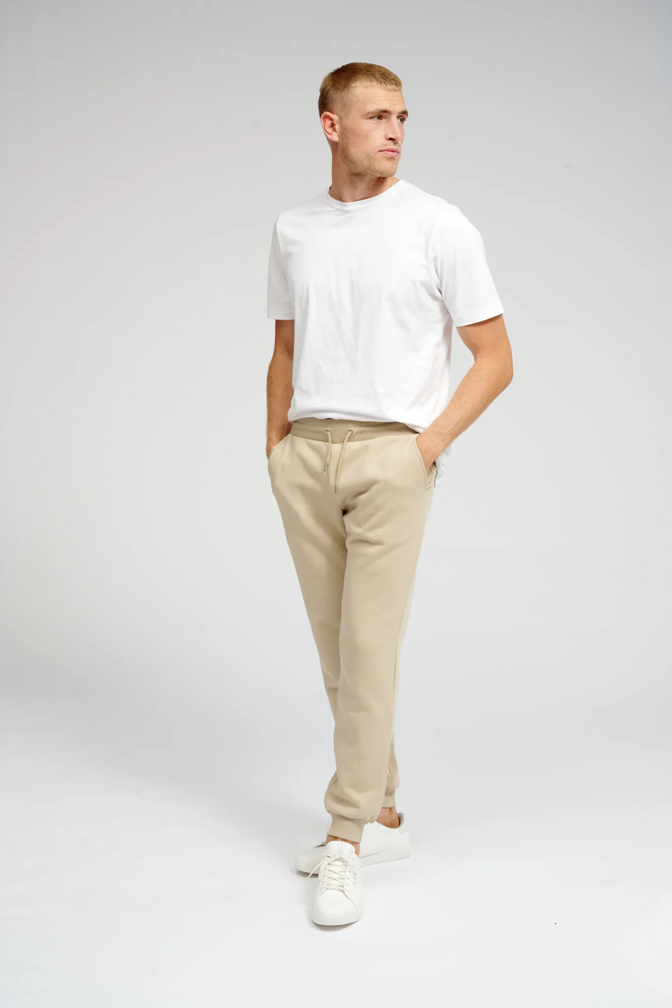 Basic Sweatpants - Mørk Beige