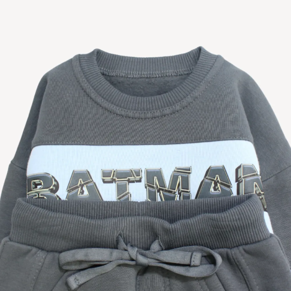 Batman Long-Sleeved Fleeced Pajama