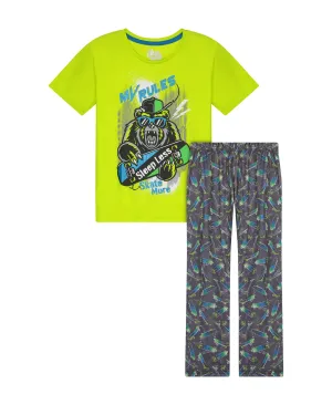 Boys My Rules 2-Piece Pajama Sleep Pants Set