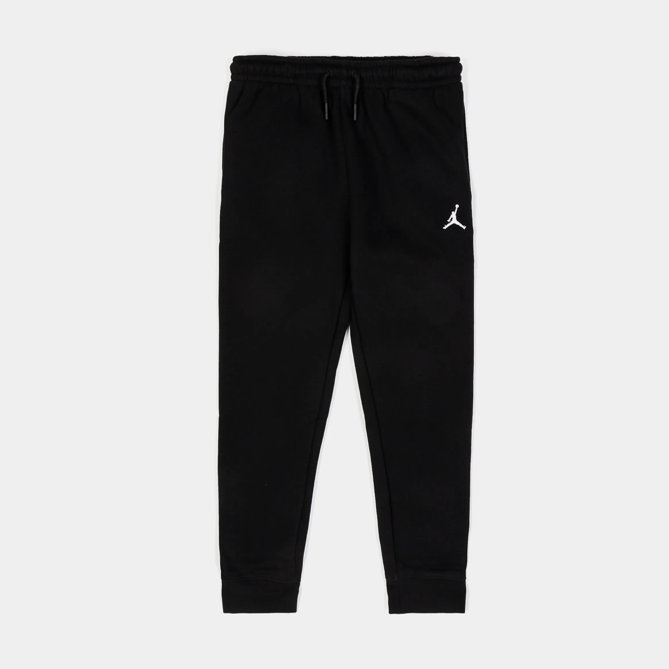 Brooklyn Fleece Essentials Joggers Grade School Pants (Black/White)