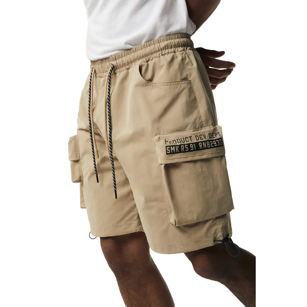 Brushed Cargo Shorts - Khaki