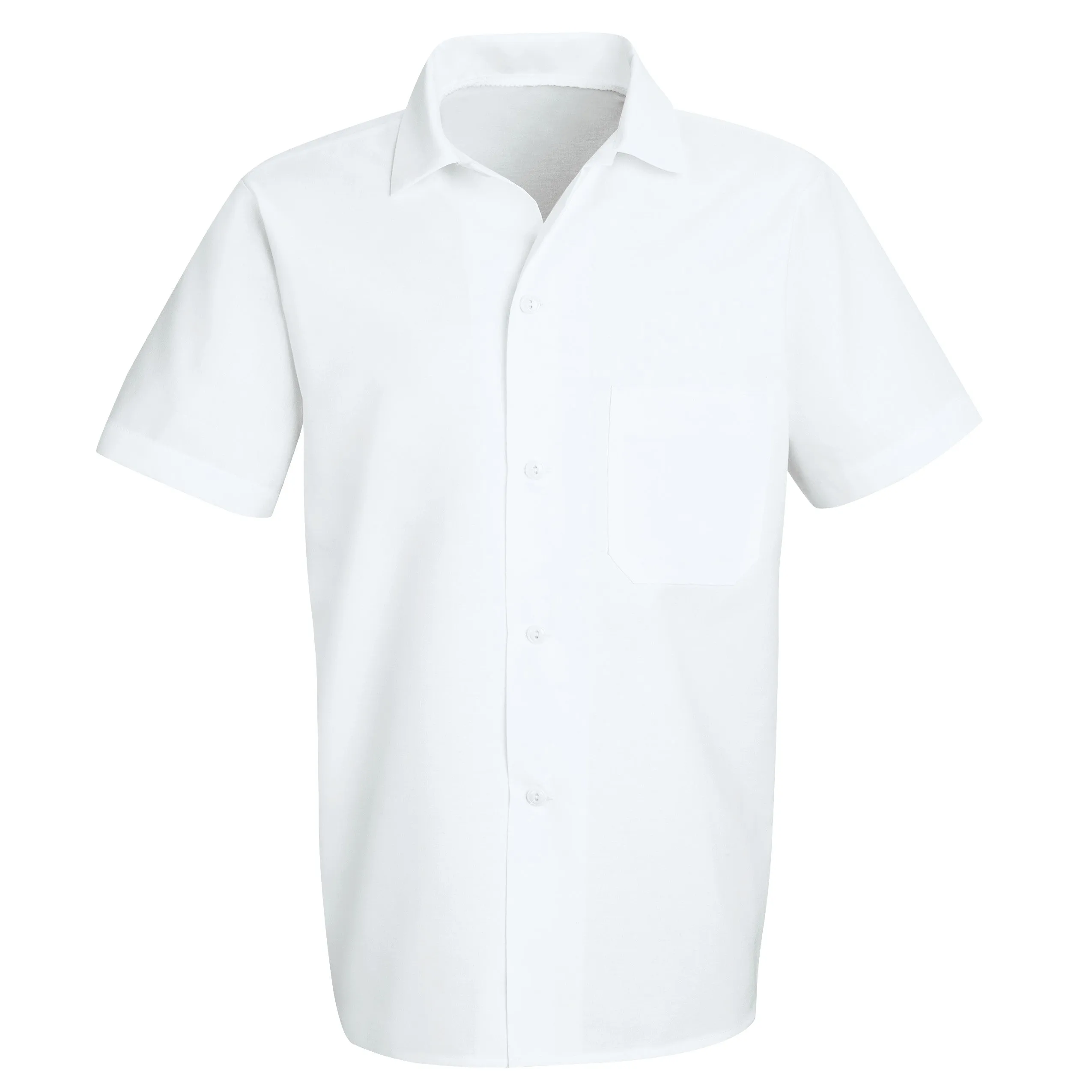 Button-Front Cook Shirt 5010 - White