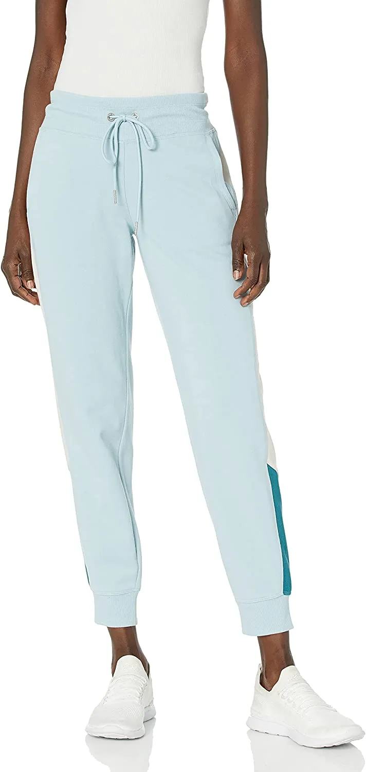 Calvin Klein Performance Women's Colorblocked Jogger Pants, Aquatic, XL