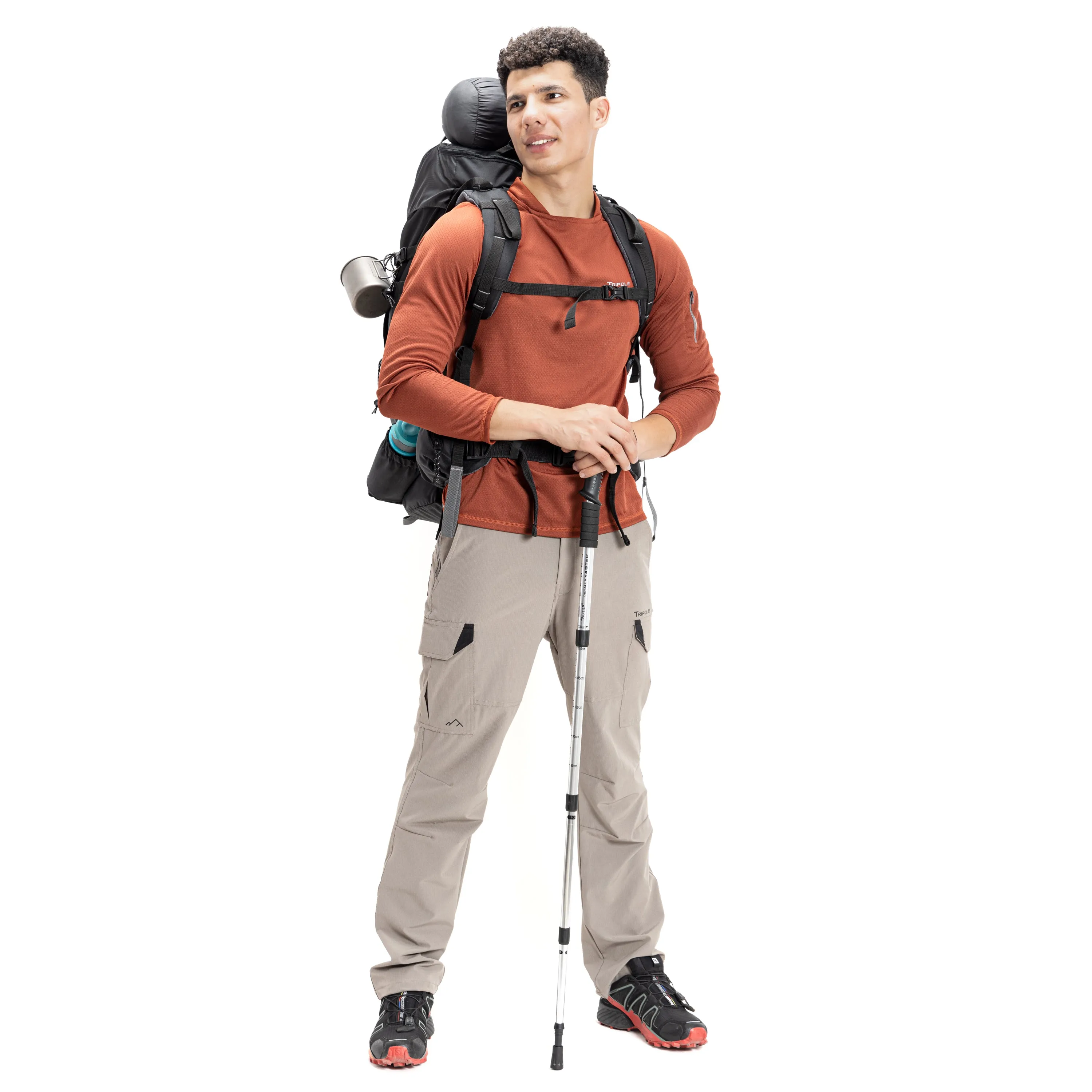 Cargo Trousers and Pants for Hiking and Travelling I Khaki