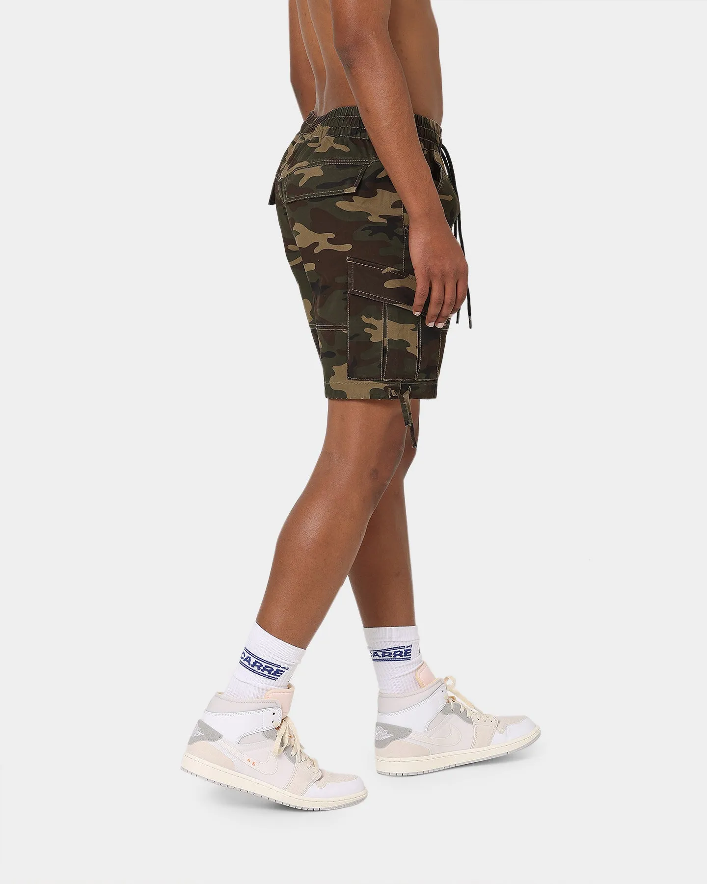 Carré Utility Cargo Shorts Camo