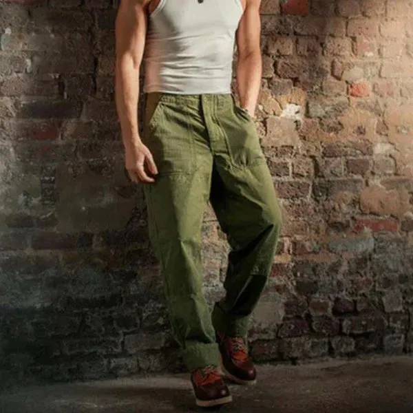 Classic Casual Loose Fit Multi-Pocket Cargo Pants