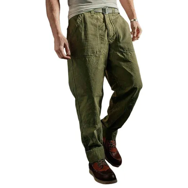 Classic Casual Loose Fit Multi-Pocket Cargo Pants