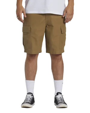 Combat Cargo Shorts in Light Khaki