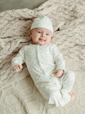 Convertible Romper & Beanie Set - Hearts