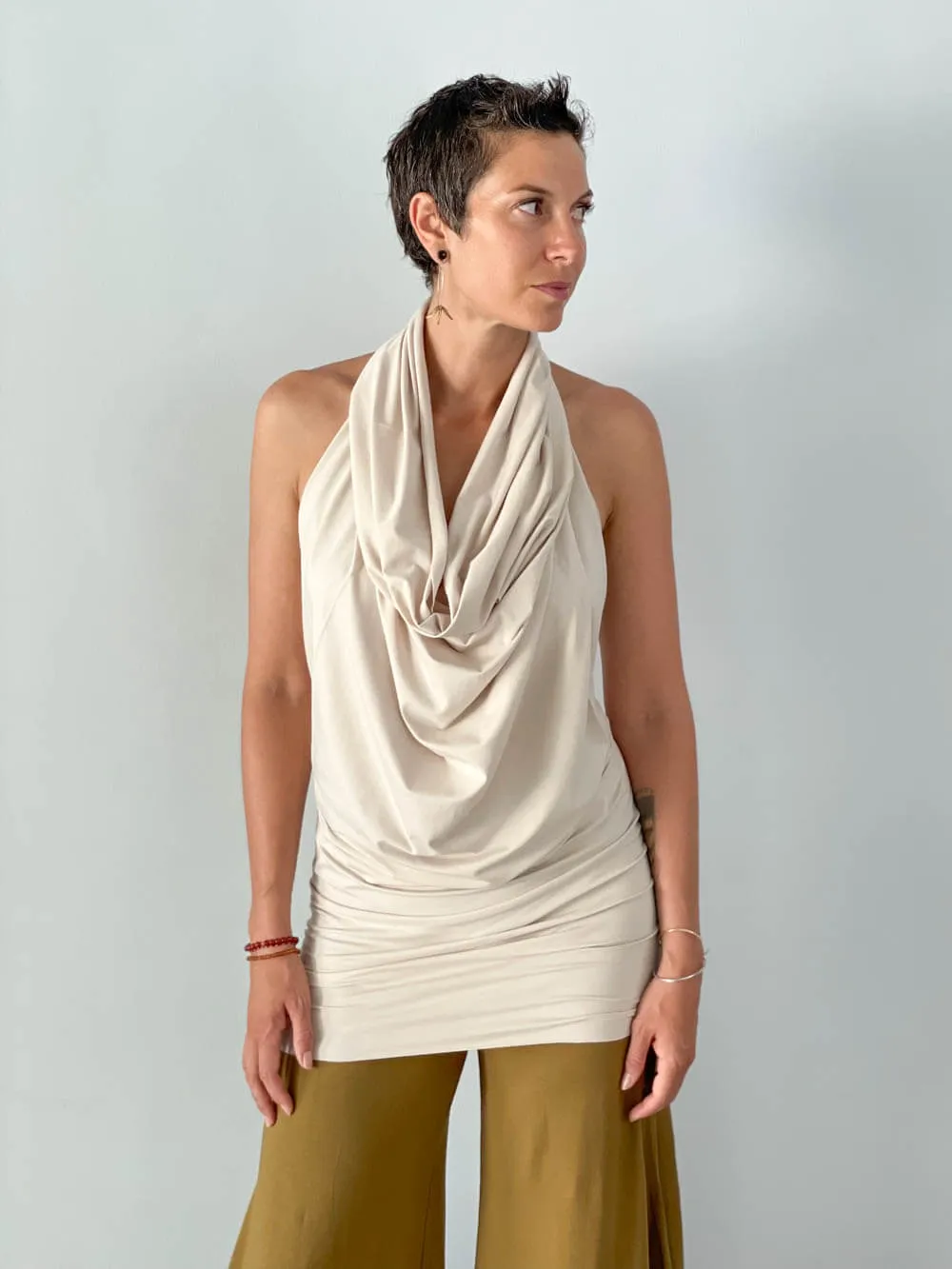 Convertible Wing Shrug Tunic