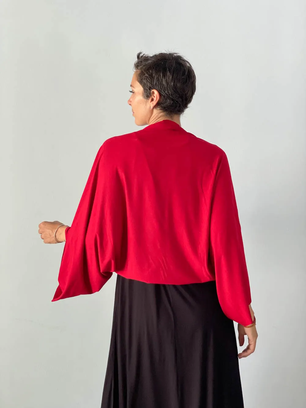 Convertible Wing Shrug Tunic