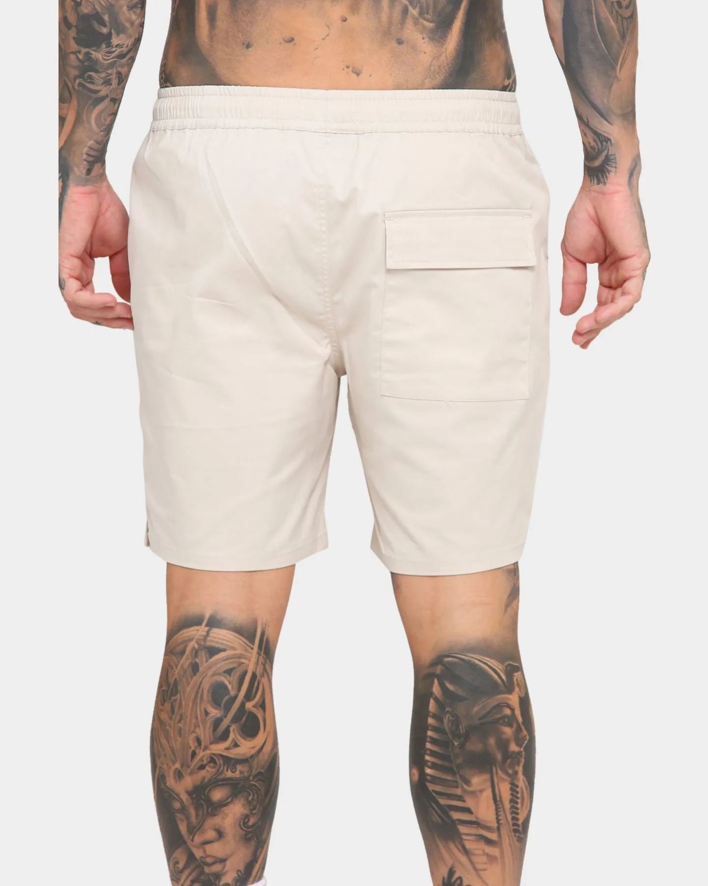 EN ES Utility Beach Shorts Off White