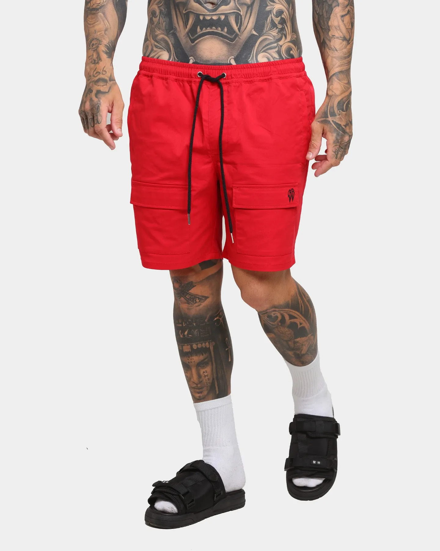 EN ES Utility Beach Shorts Red