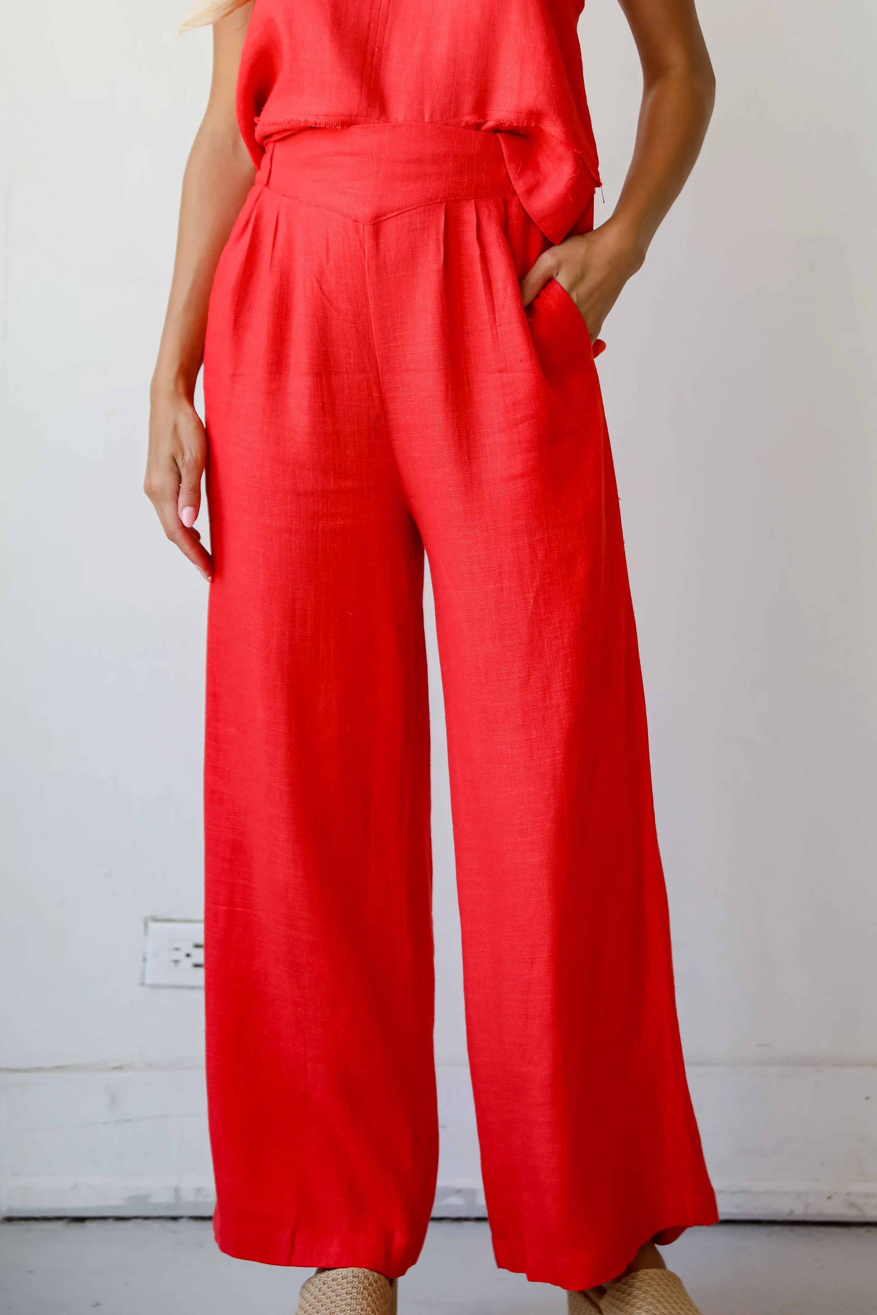 FINAL SALE - Dreamy Decision Linen Pants - DU DEAL