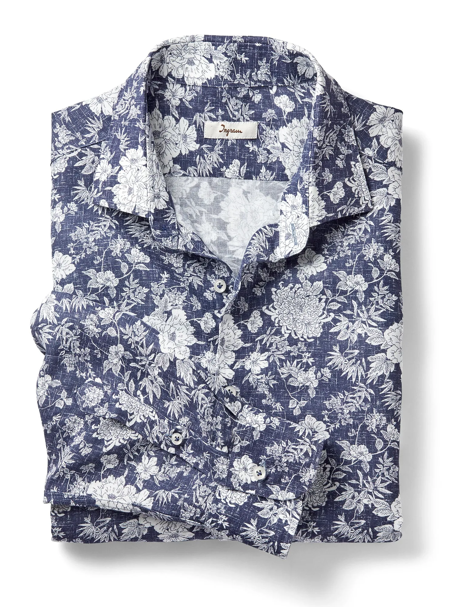 Floral Indigo Shirt