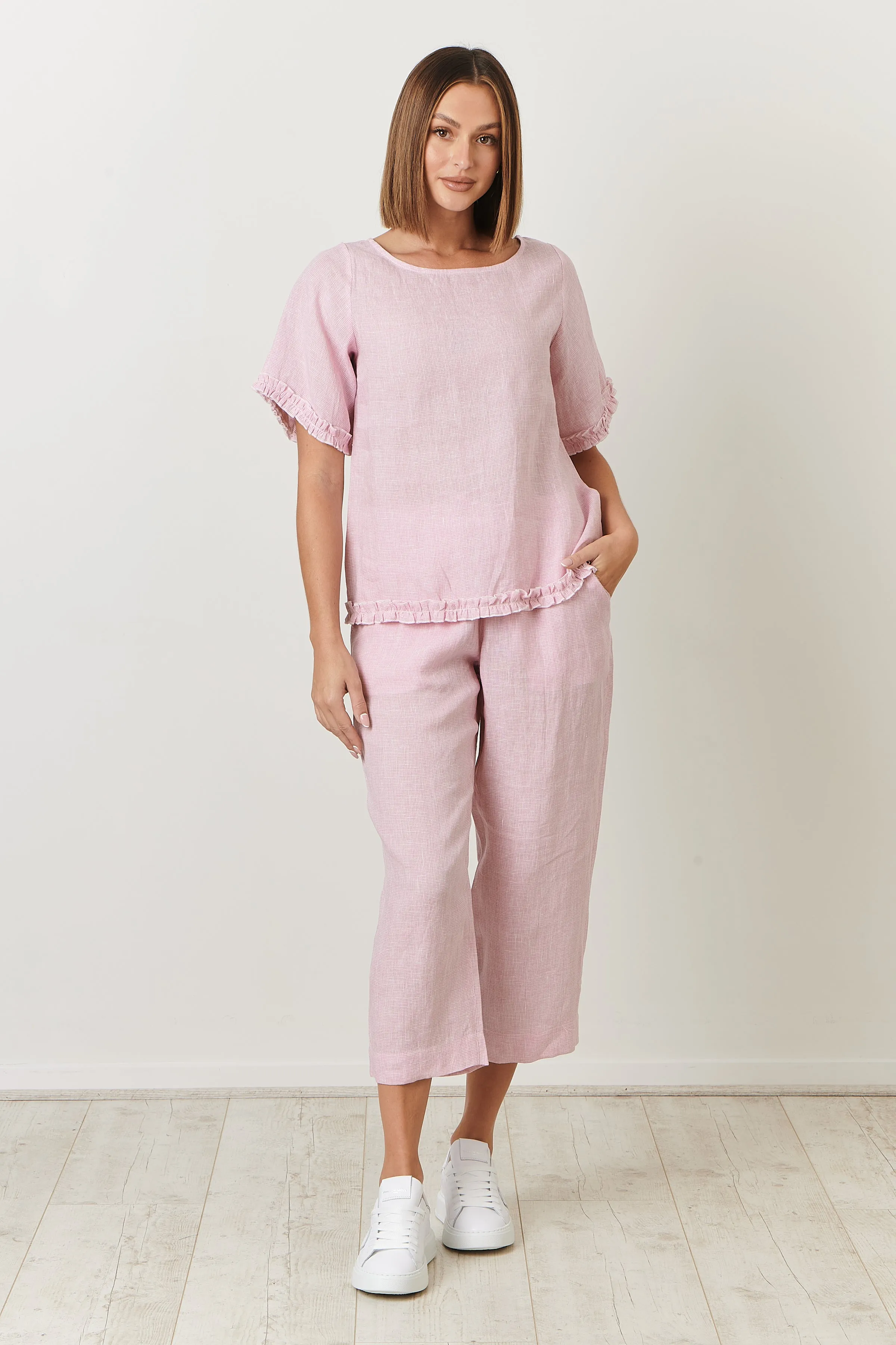 GA242 Linen Pants in Sorbet