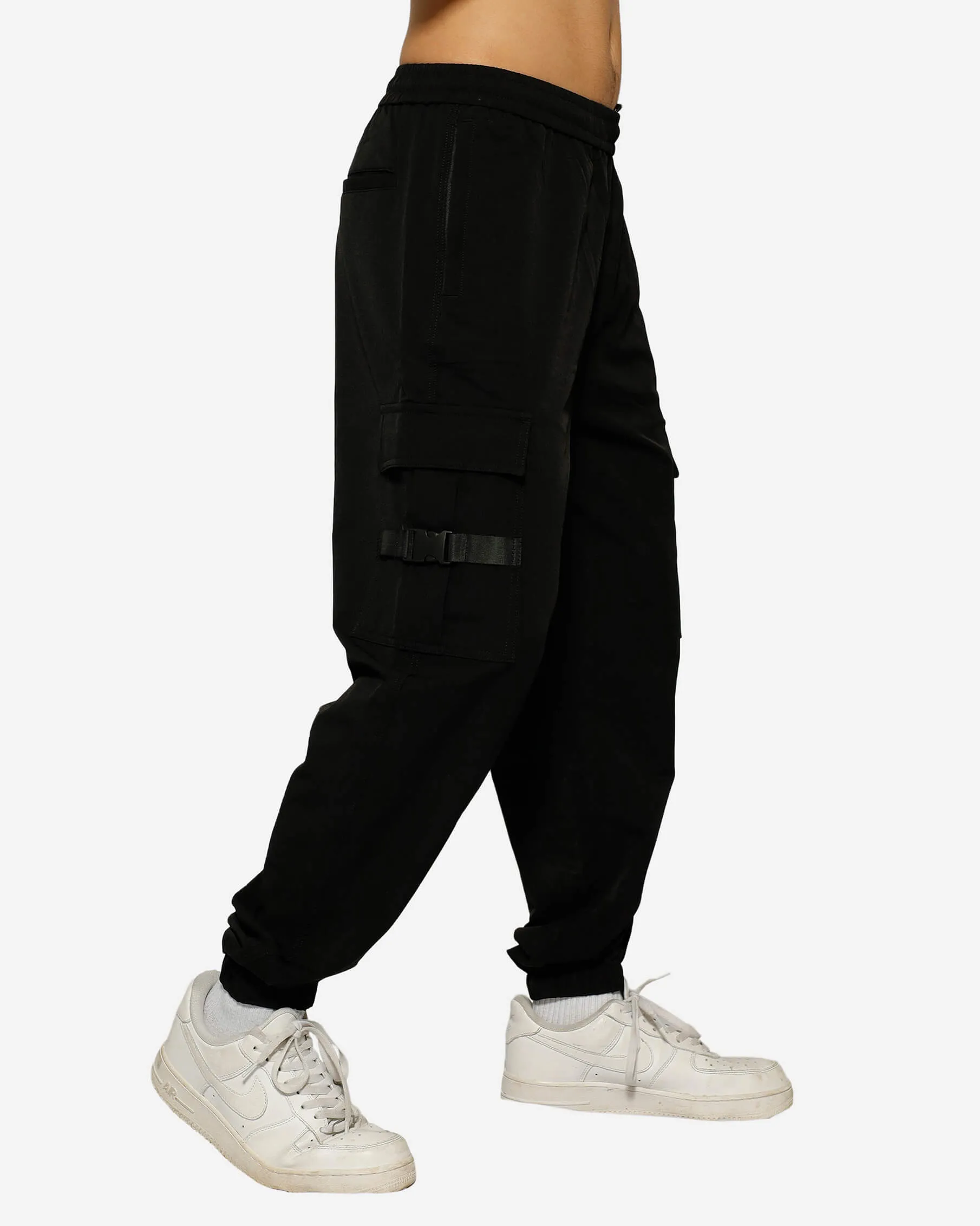 GD Woven Cargo Pants Black