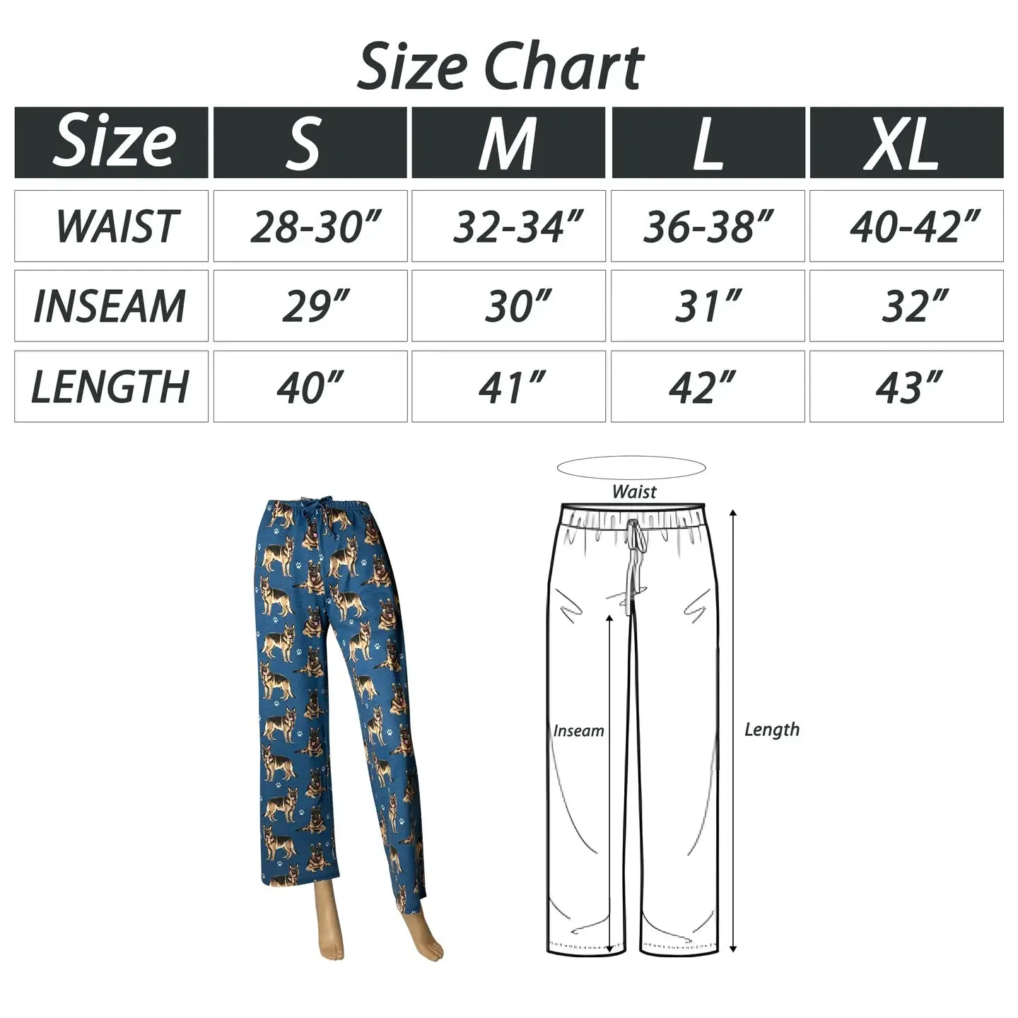 German Shepherd Pajama Pants