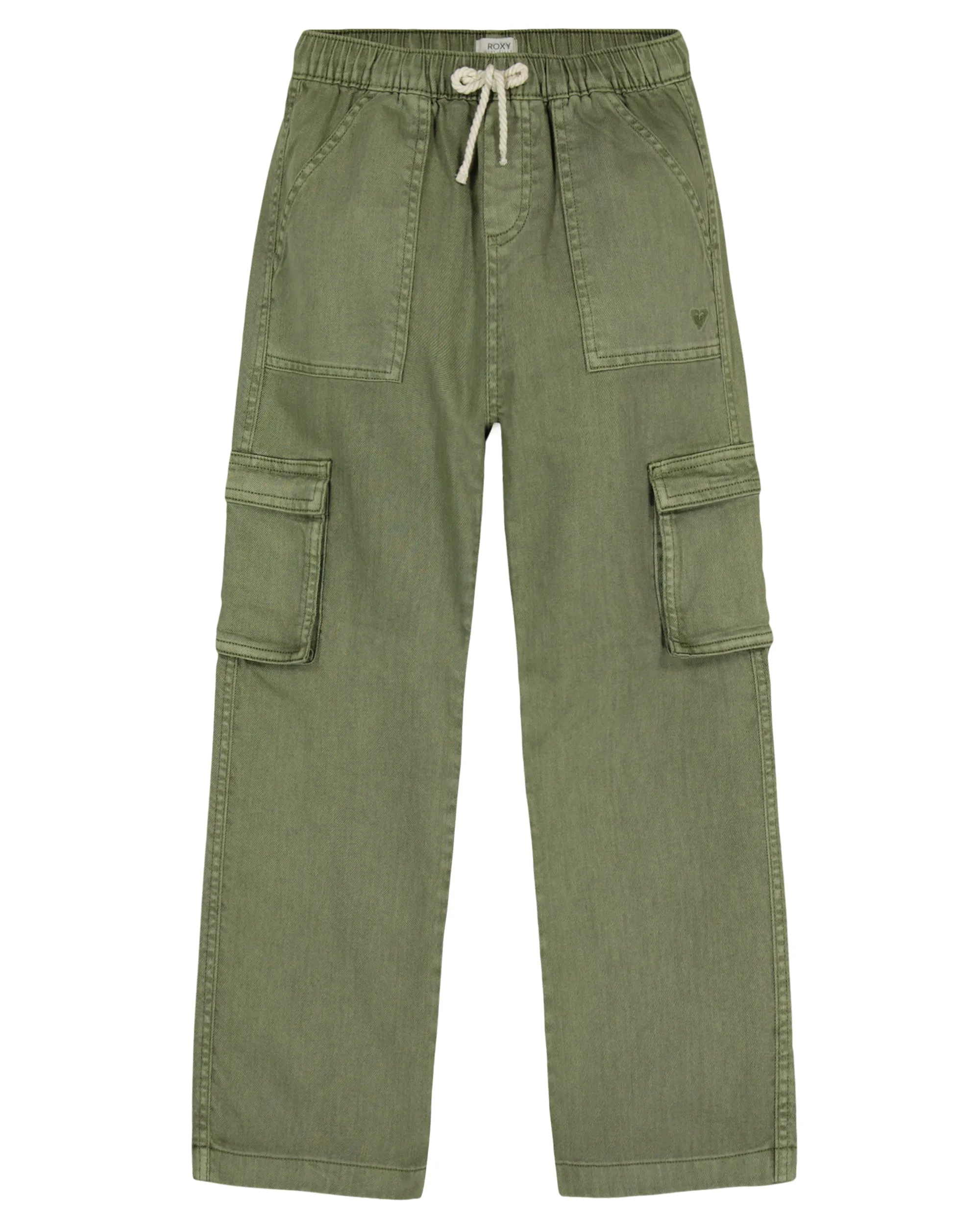 Girls 7-16 Precious Cargo Pants - Oil Green