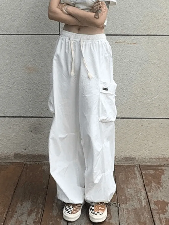 High Waist Pocket Cargo Pants