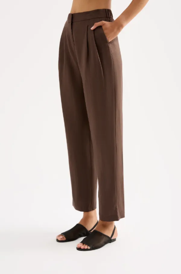 Ingrid Linen Pant Clove