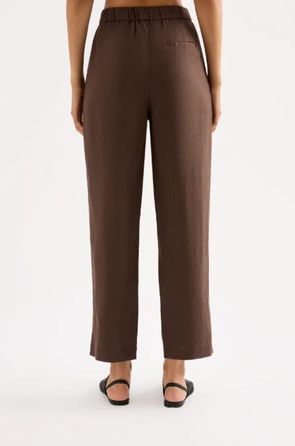 Ingrid Linen Pant Clove