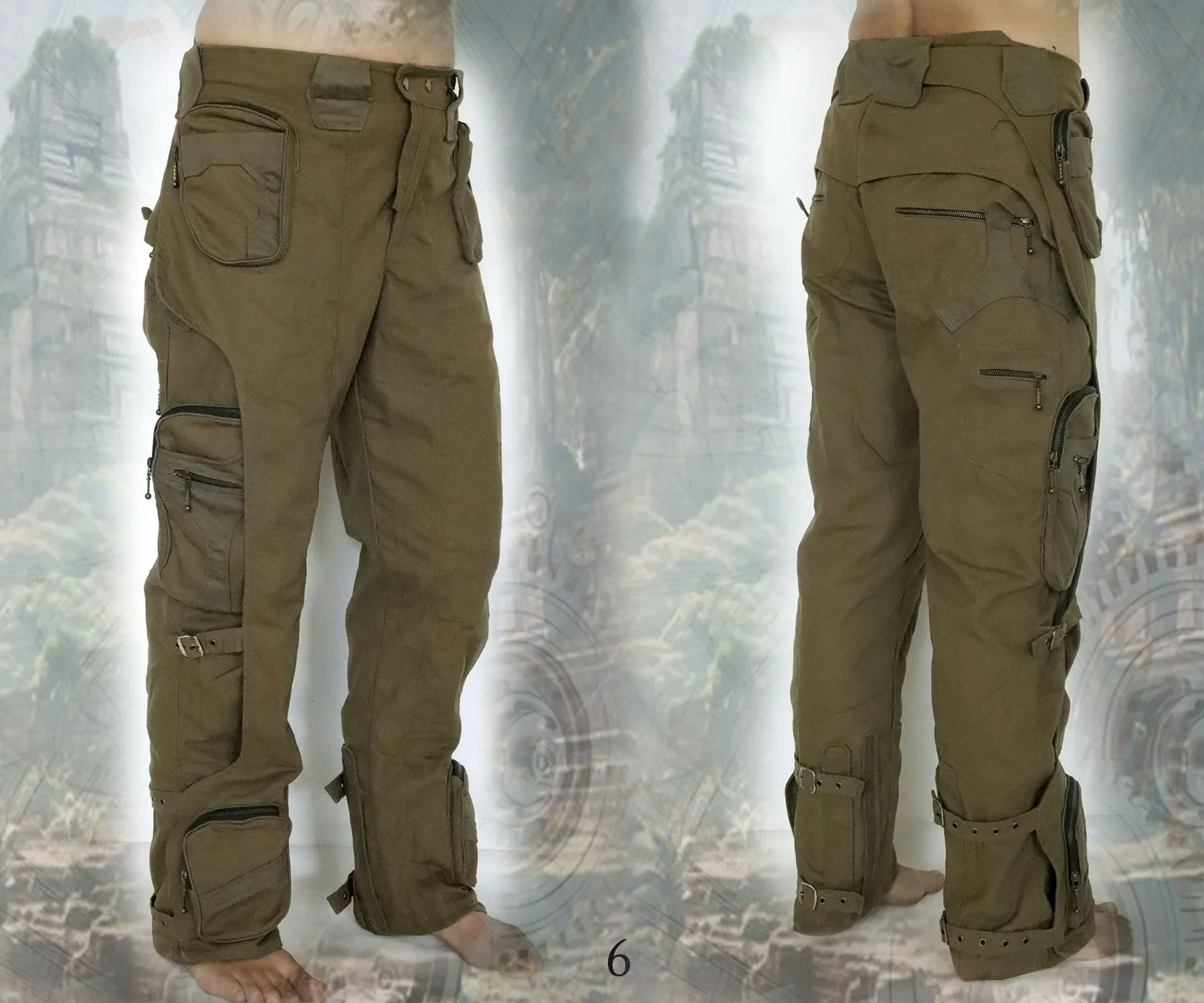 Inventor Pants ~ futuristic apocalyptic cyber tech wear