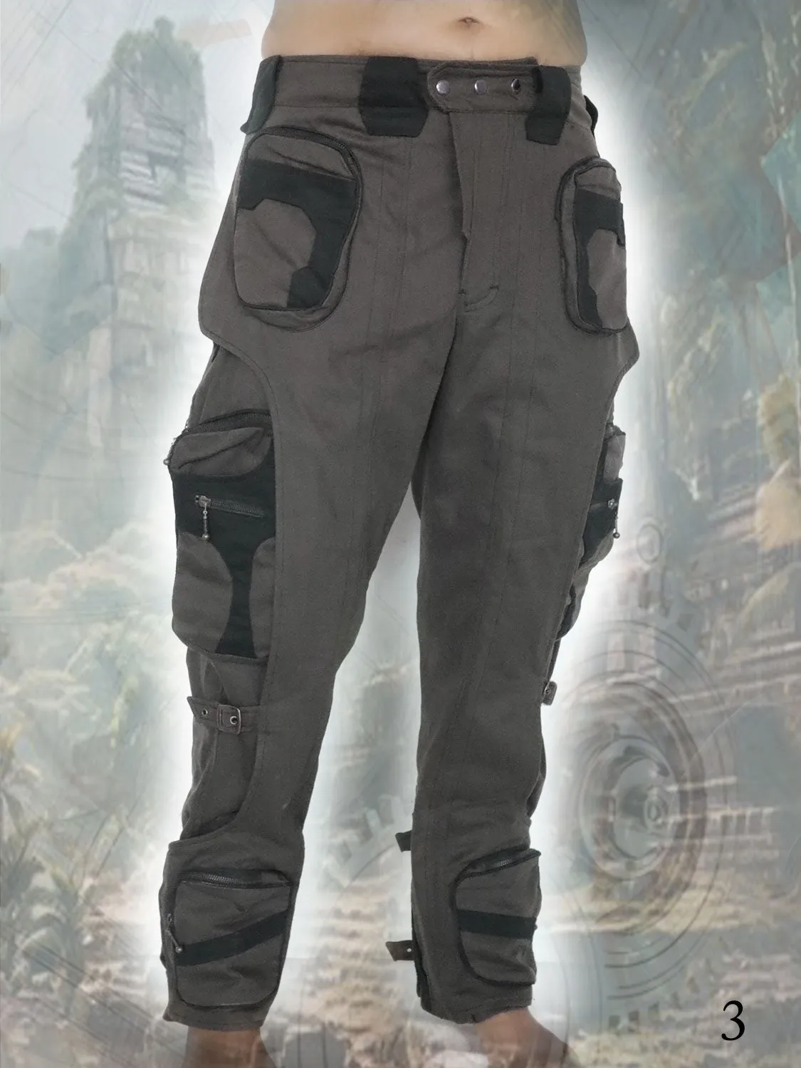 Inventor Pants ~ futuristic apocalyptic cyber tech wear