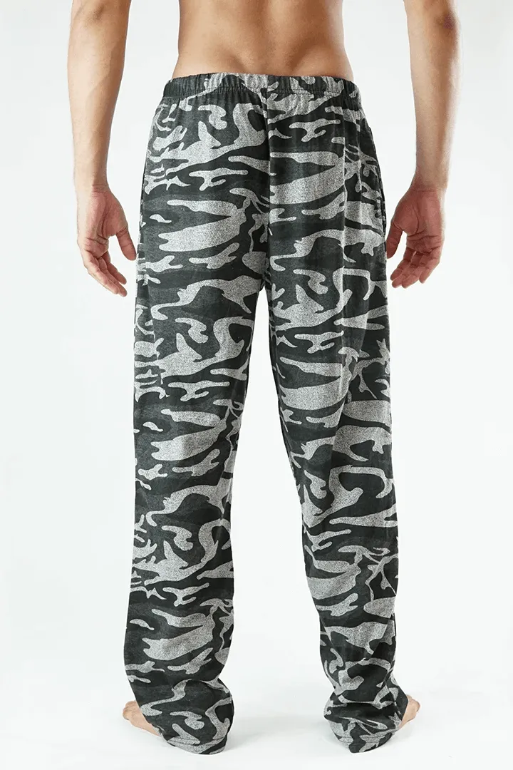 Jersey Pajama Pants - Military Style Camo Print