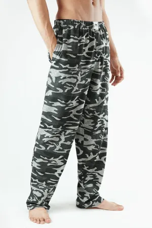 Jersey Pajama Pants - Military Style Camo Print