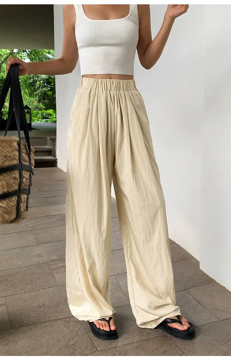 Lightweight Wide Leg Pants