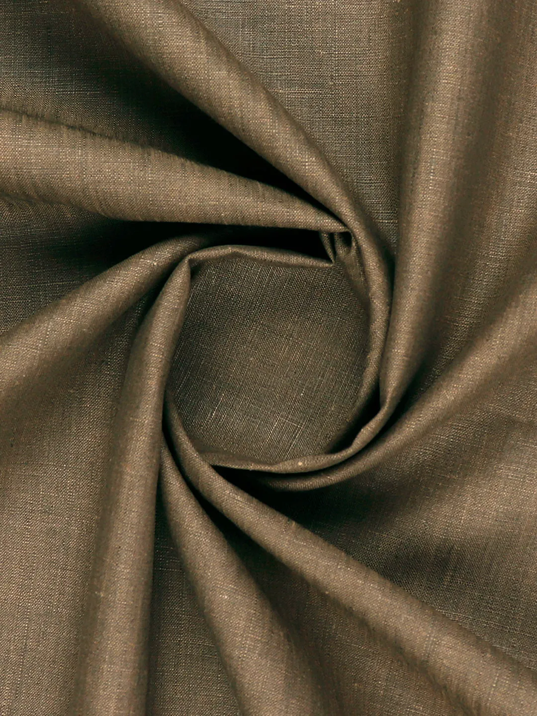 Linen Brooks Suiting Fabric Brown