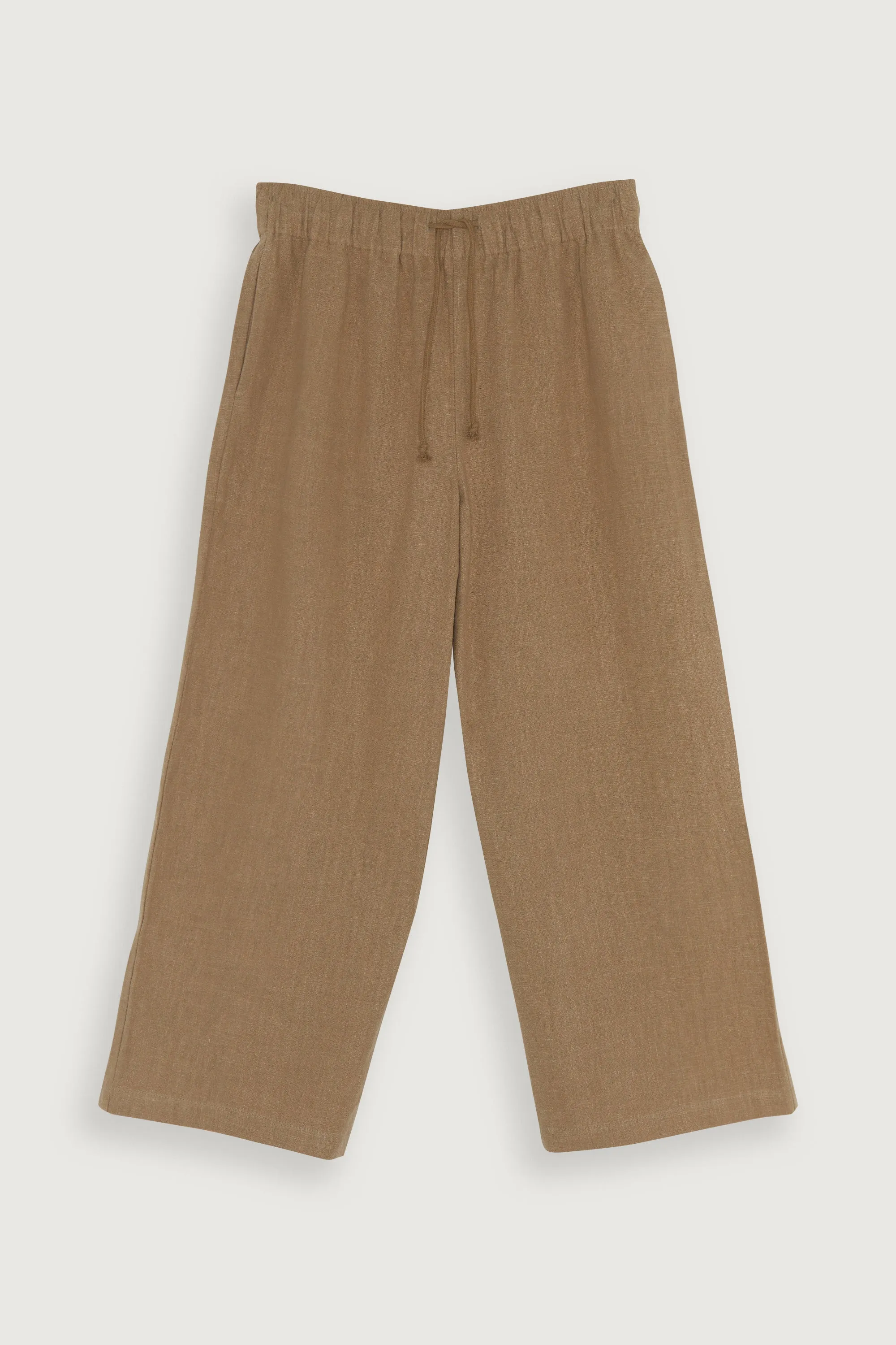 LINEN DRAWSTRING PANTS