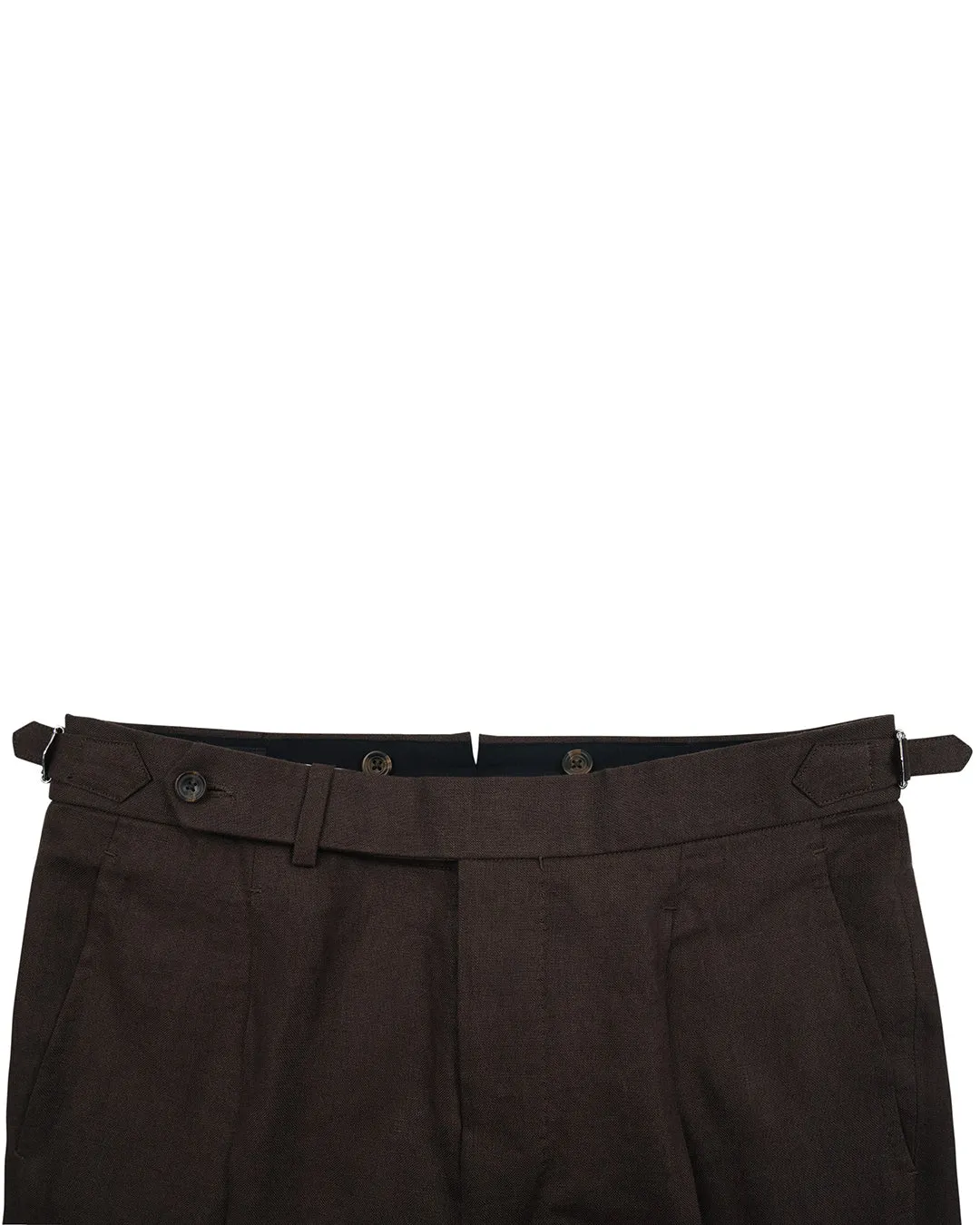 Loro Piana: Dark Brown Linen