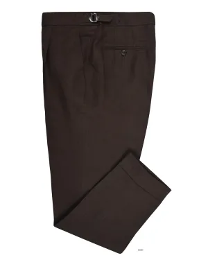 Loro Piana: Dark Brown Linen