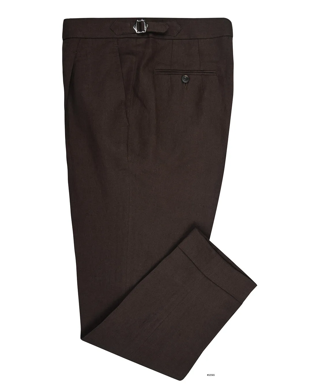 Loro Piana: Dark Brown Linen