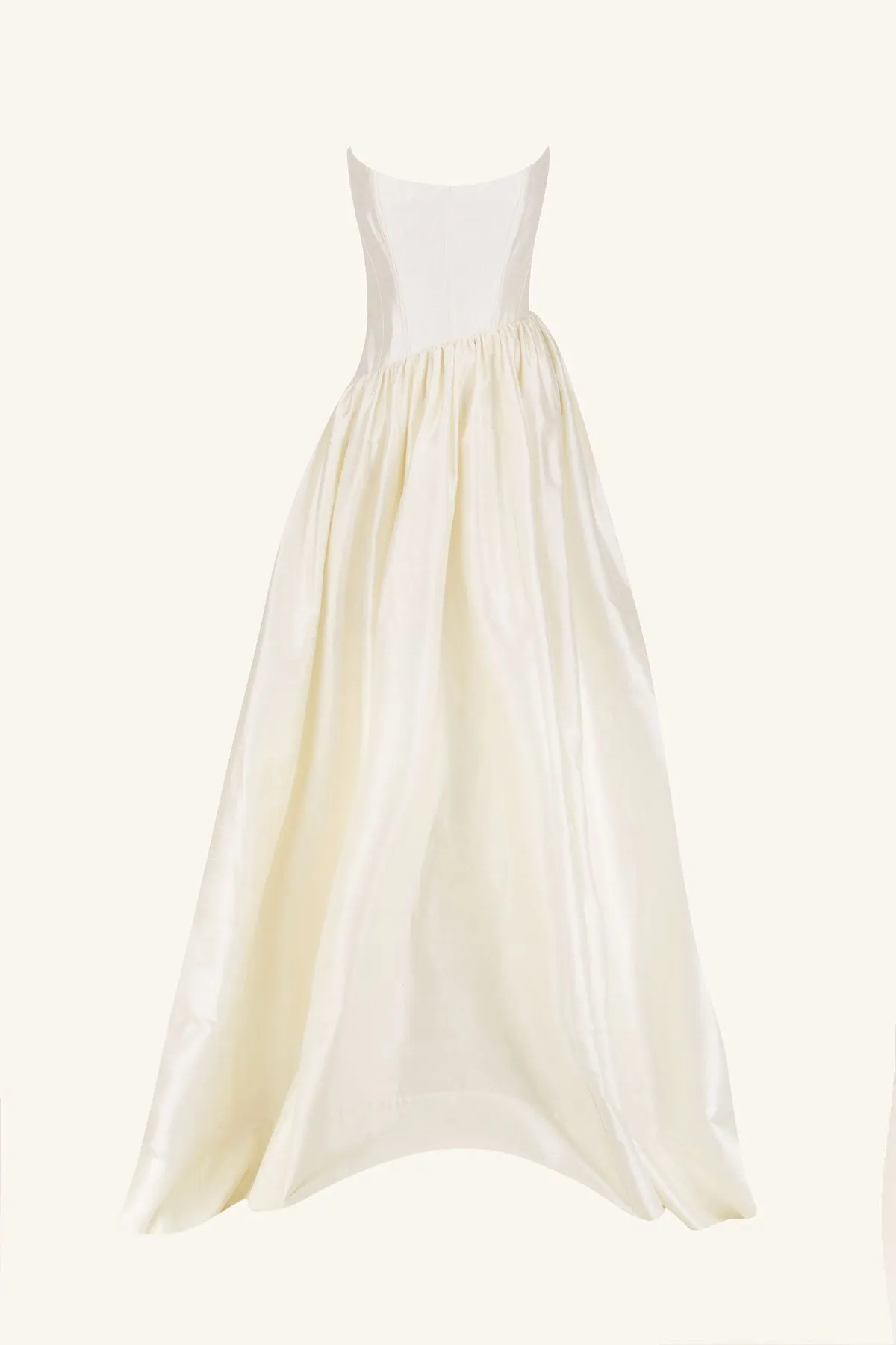 LUCERO CORSET GOWN - IVORY