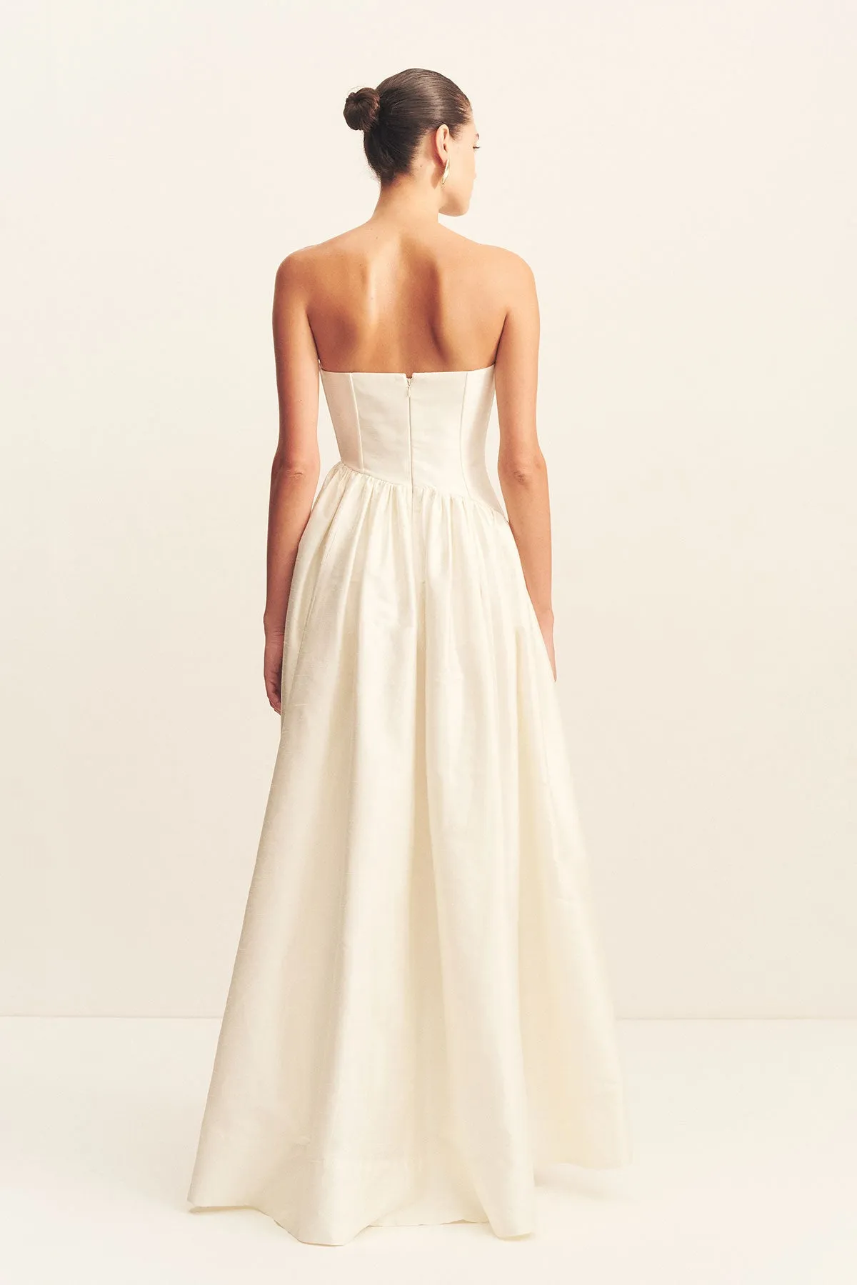 LUCERO CORSET GOWN - IVORY