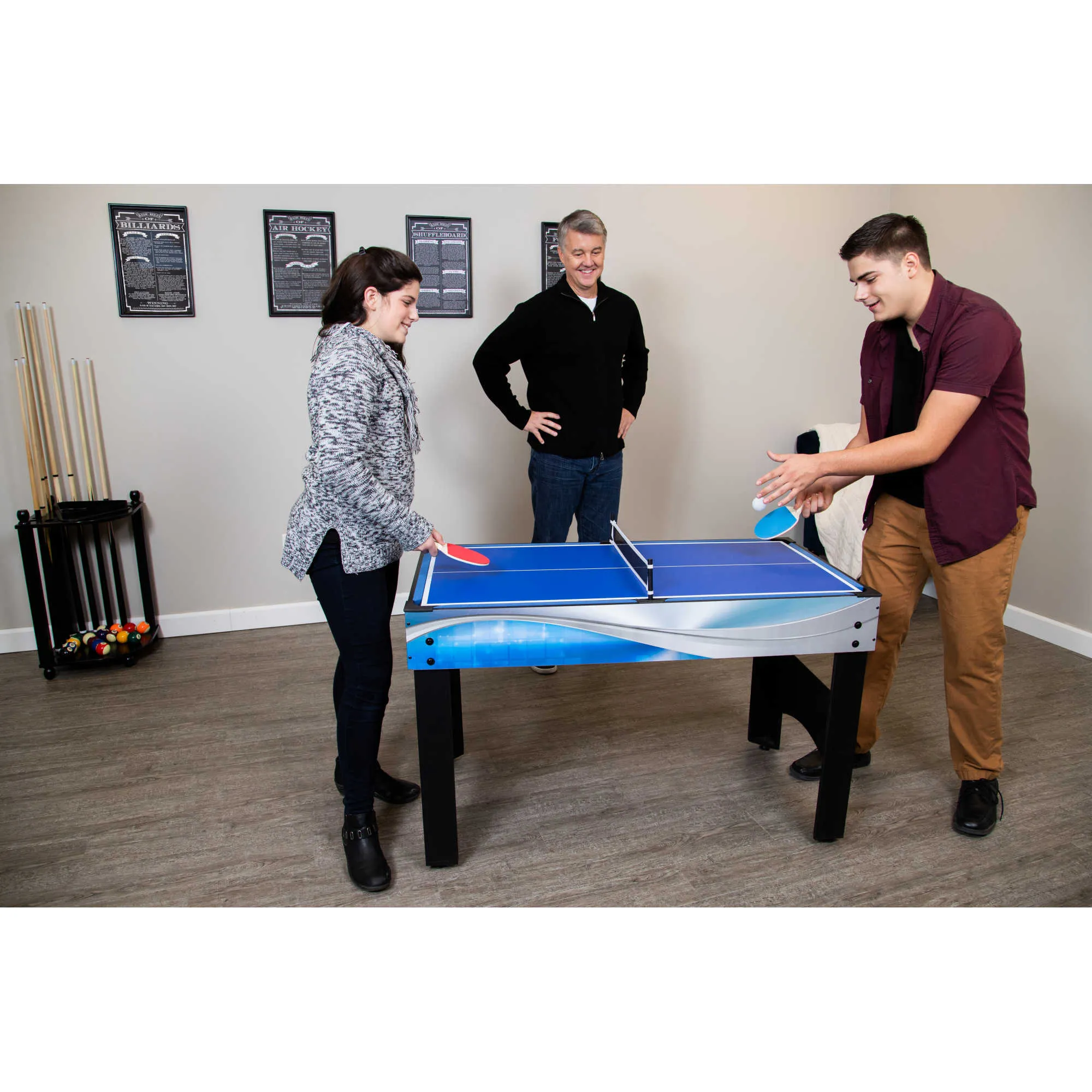 Matrix 54-in Foosball 7-in-1 Multi-Game Table