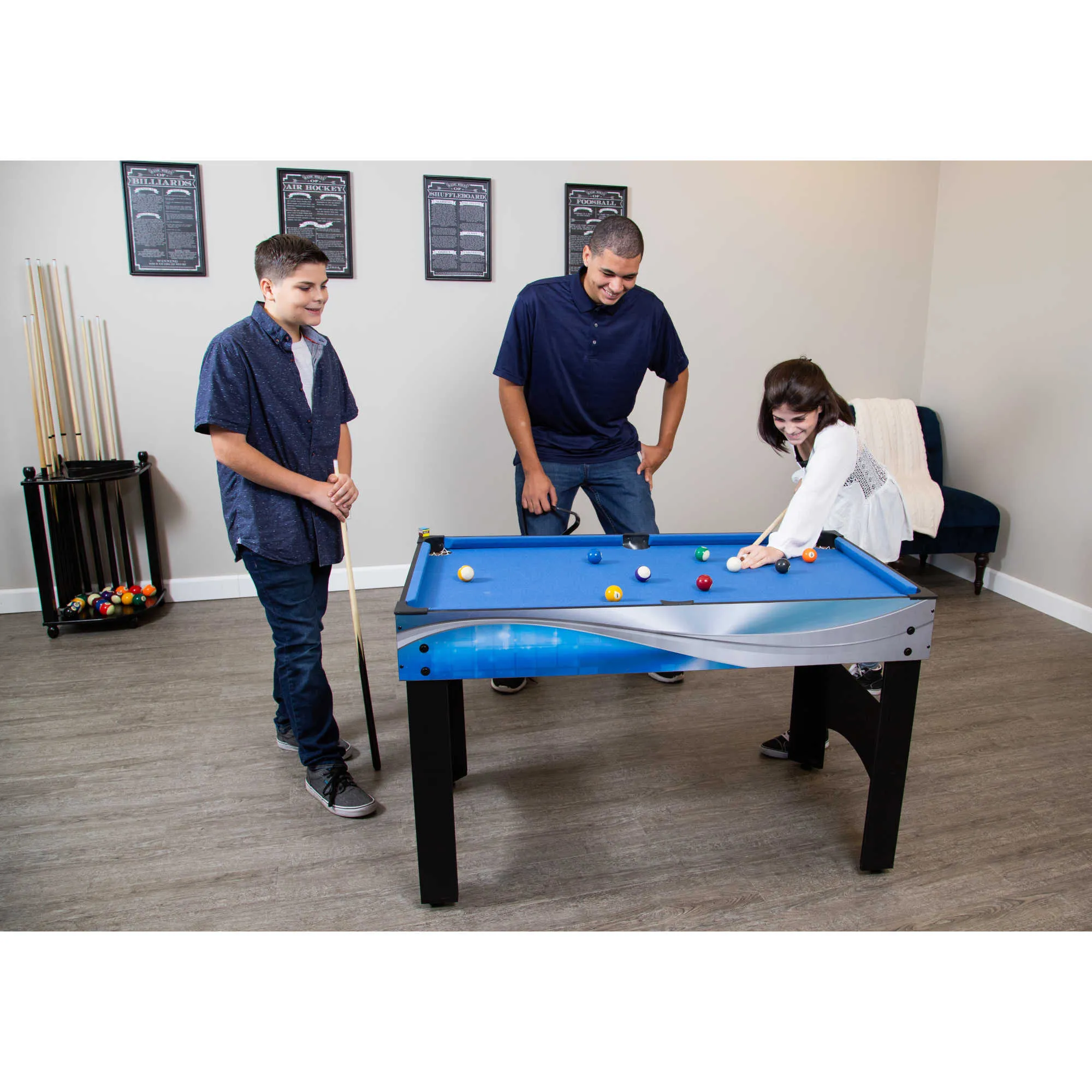 Matrix 54-in Foosball 7-in-1 Multi-Game Table