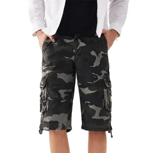 Mens Camo Cargo Shorts