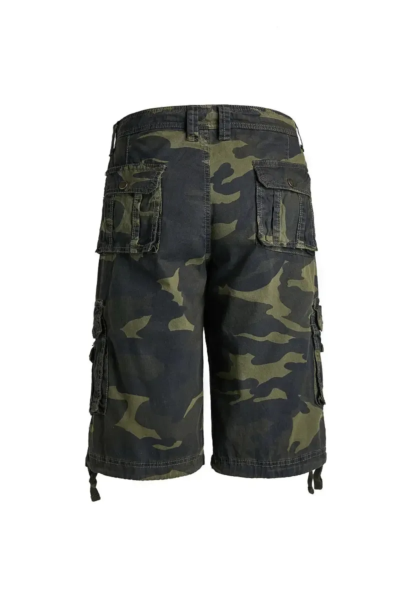 Mens Camo Cargo Shorts