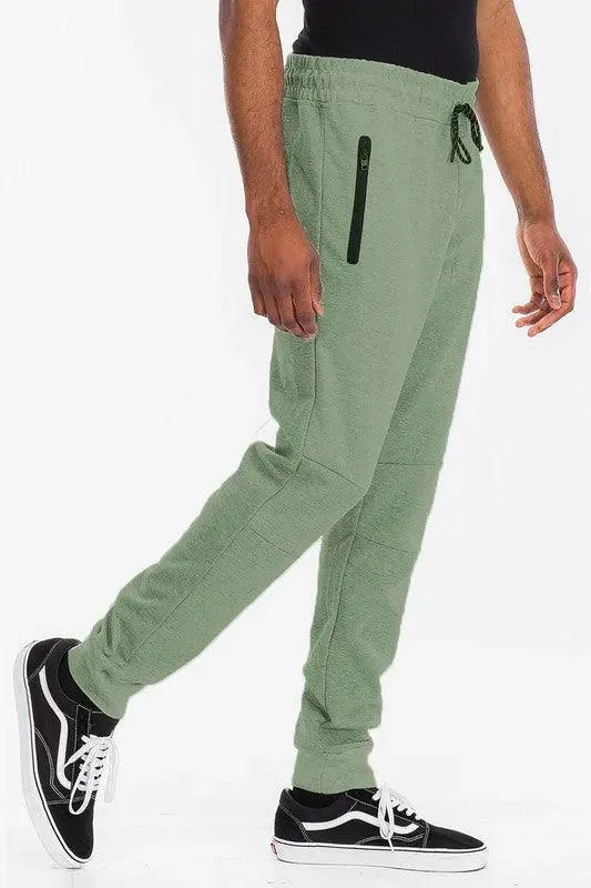 Men's Solid Heathered Jogger