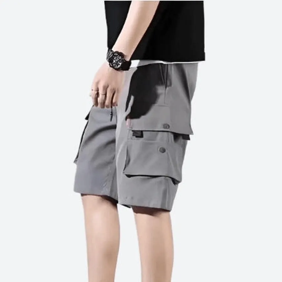 Modern Minimalist Utility Cargo Shorts